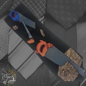 Saw Tools Tie